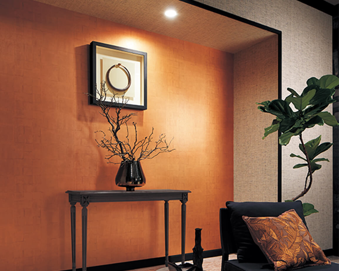 和風のお部屋にある壁装材