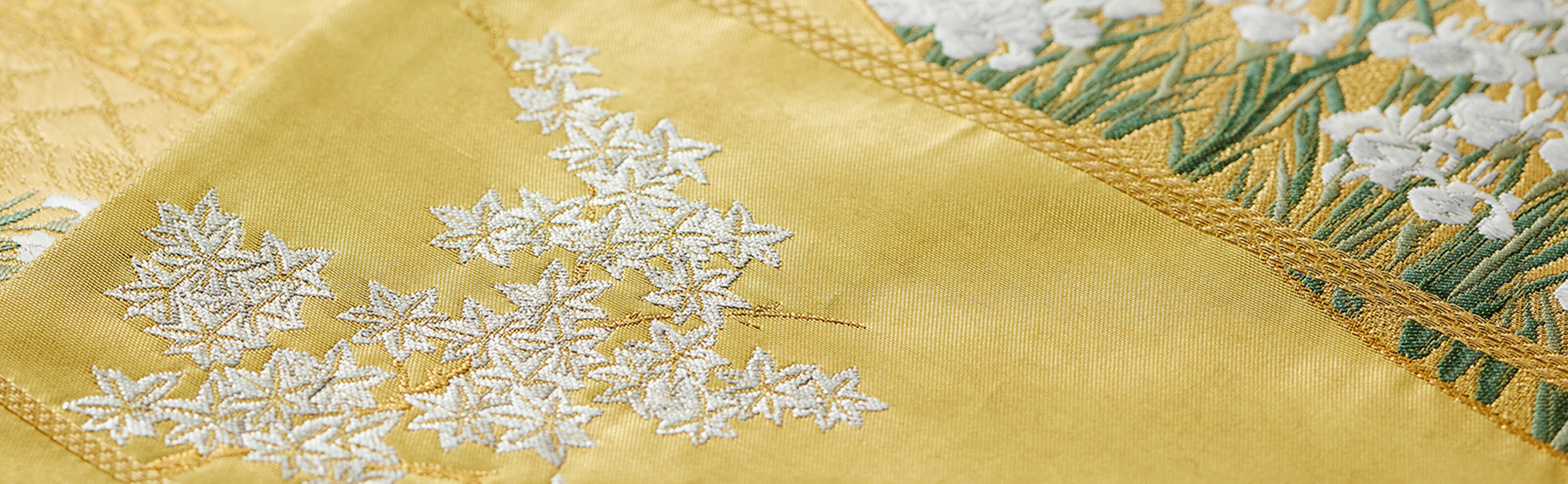 金銀糸を用いた織物