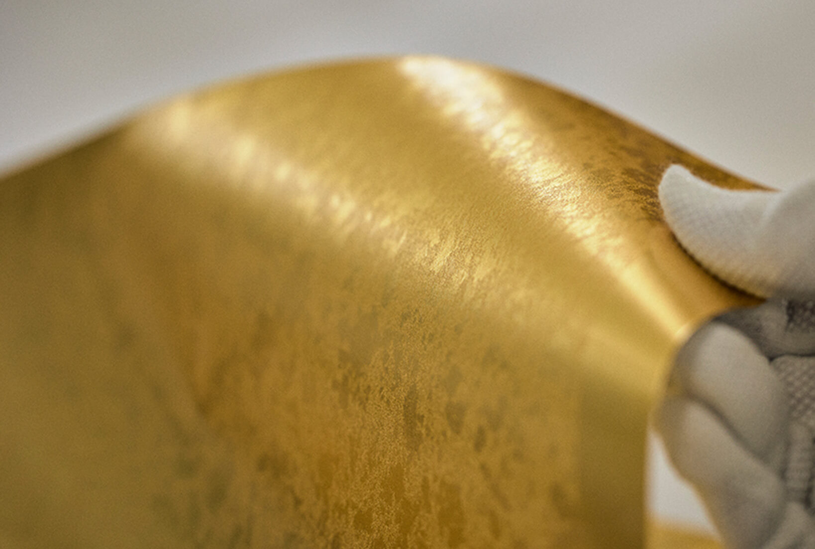 純金の蒸着（スパッタリング）がされた製品