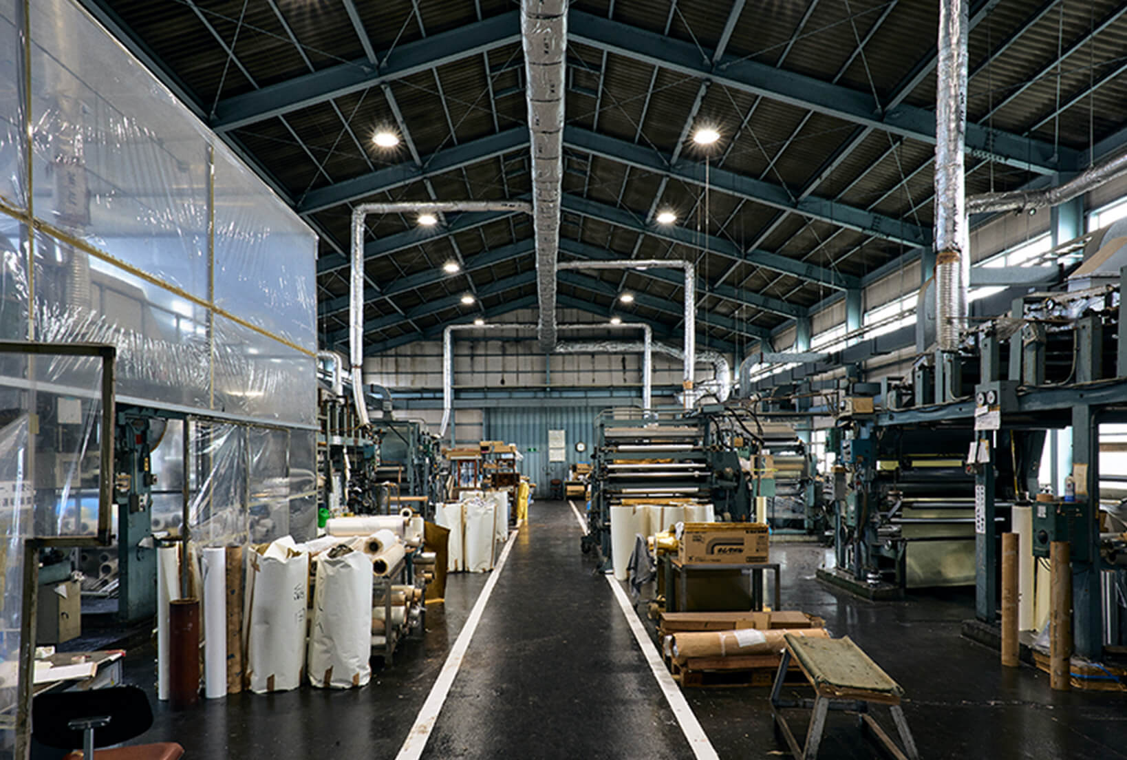 製造工場の作業場